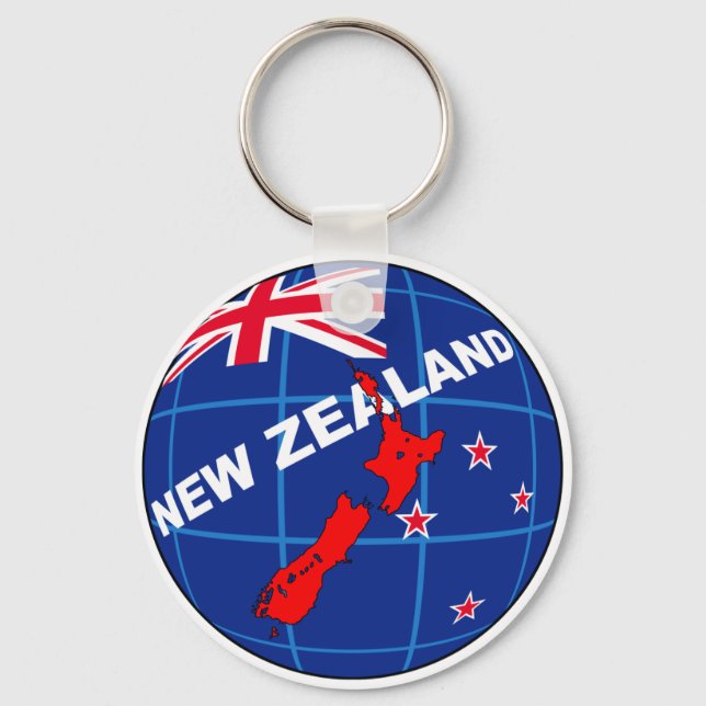 Porte-clés nouvelle-zélande porte - clé (Recto)