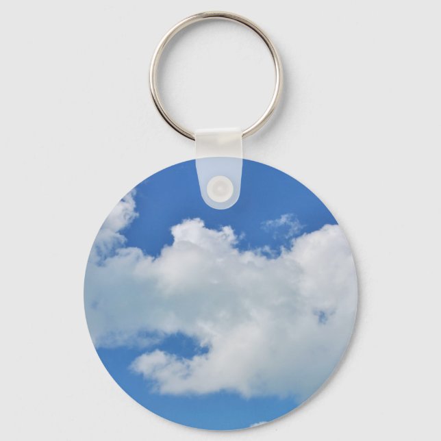 Porte-clés nuage ensoleillé (Recto)