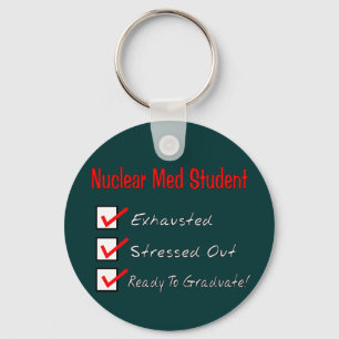 Porte-clés Nucléaire Med Student "Prêt À Diplômer !"