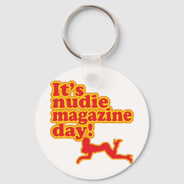 Porte-clés Nudie Magazine Day ! (Recto)