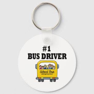 Porte-clés Number One Bus Driver