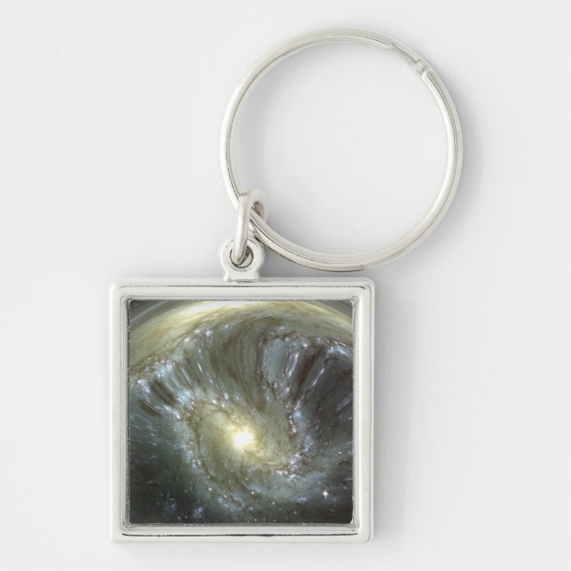 Porte-clés numériquement galaxie modifiée (Devant)