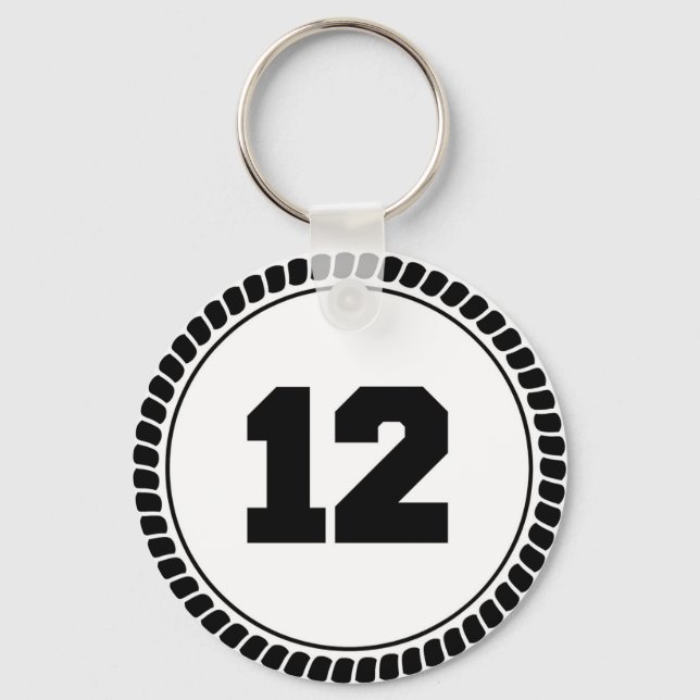 Porte-clés Numéro 12 (Recto)