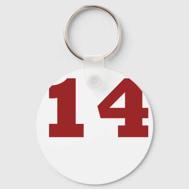 Porte-clés Numéro 14 (Recto)