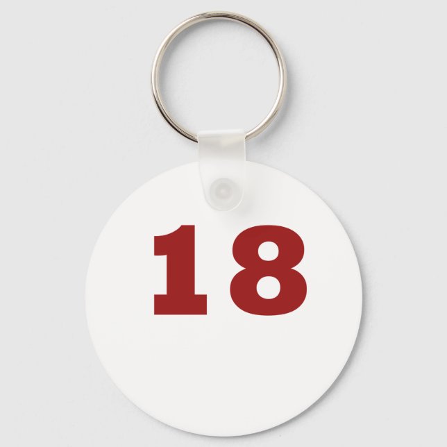 Porte-clés Numéro 18 (Recto)