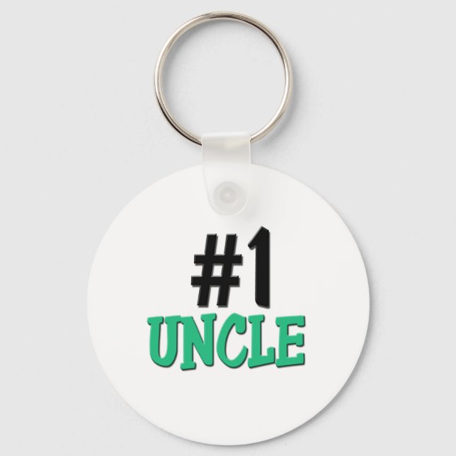 Porte-clés Numéro 1 Oncle (Recto)