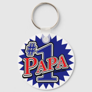 Porte-clés Numéro 1 Papa