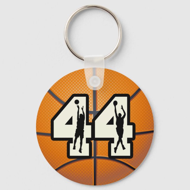 Porte-clés Numéro 44 Basketball (Recto)