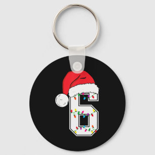 Porte-clés Numéro 6 67 Mème Santa Noël Groupe Correspondant C