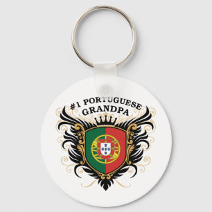 Porte-clés Numéro un grand-père portugais