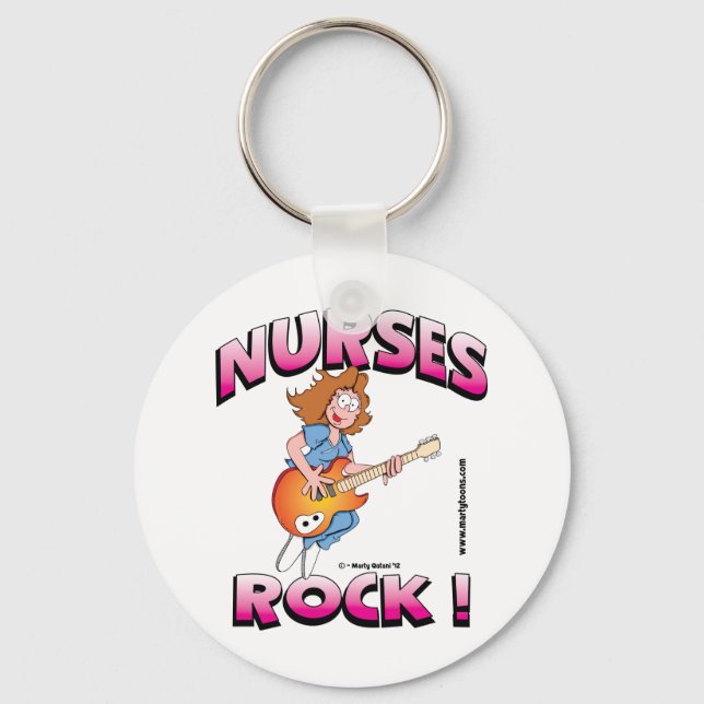Porte-clés Nurses Rock ! (Recto)
