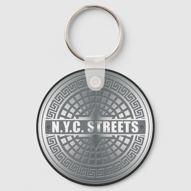 Porte-clés NYC du trou (Recto)