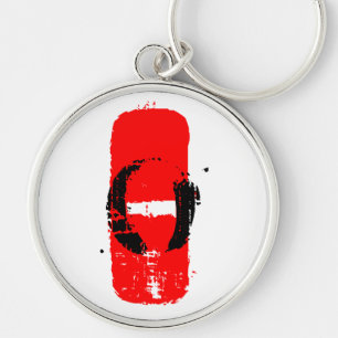 Porte-clés O- Porte - clé de groupe sanguin