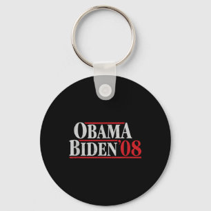 Porte-clés Obama 08 Chemise - Campagne Rétro Obama Biden