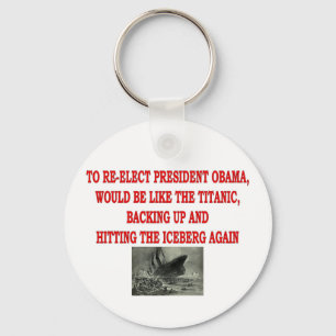 PORTE-CLÉS OBAMA ET LE TITANIQUE