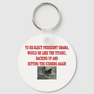 PORTE-CLÉS OBAMA ET LE TITANIQUE