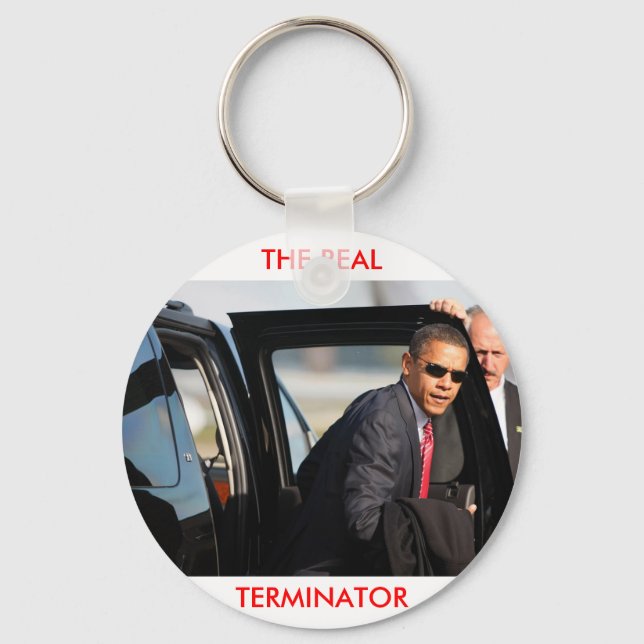 Porte-clés Obama - Le véritable terminateur (Recto)