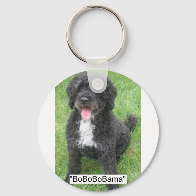 Porte-clés Obama Pet Portugais Water dog (Recto)