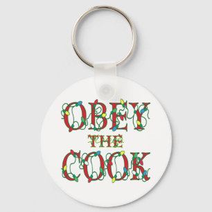 Porte-clés Obey Cook dit les lumières des fêtes