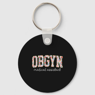 Porte-clés Obgyn Médical Instant Floral Ob-gyn Médical Instan
