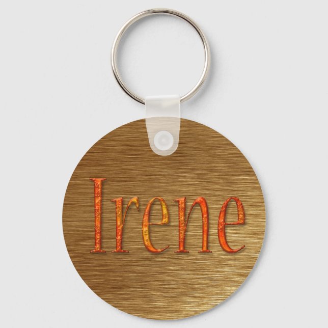 Porte-clés Objet cadeau IRENE de marque nominative (Recto)