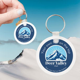 Porte-clés Objet de collection de la station de ski Deer Vall