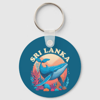 Porte-clés Observation de baleines bleues au Sri Lanka