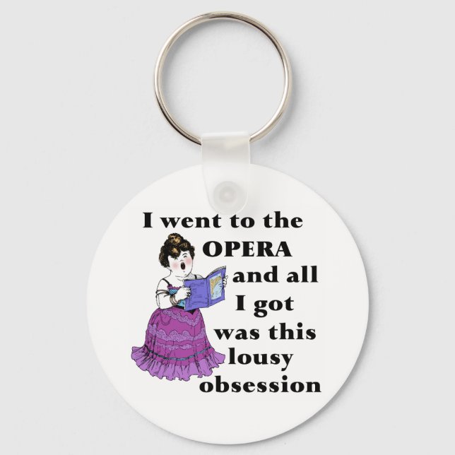 Porte-clés Obsession de l'opéra (Recto)