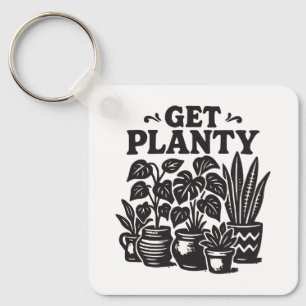 Porte-clés Obtenez des plantes d'intérieur Planty drôles amat