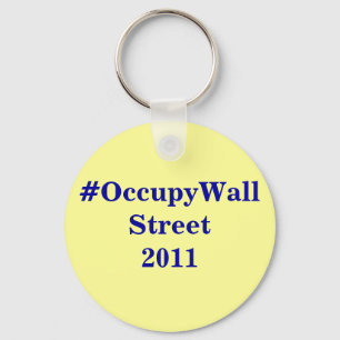 Porte-clés #OccupyWallStreet porte - clé