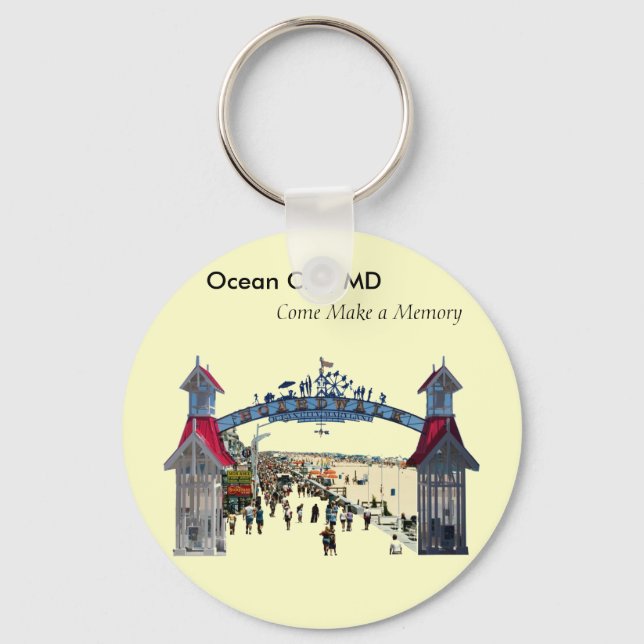 Porte-clés Ocean City Memories : Porte - clé (Recto)