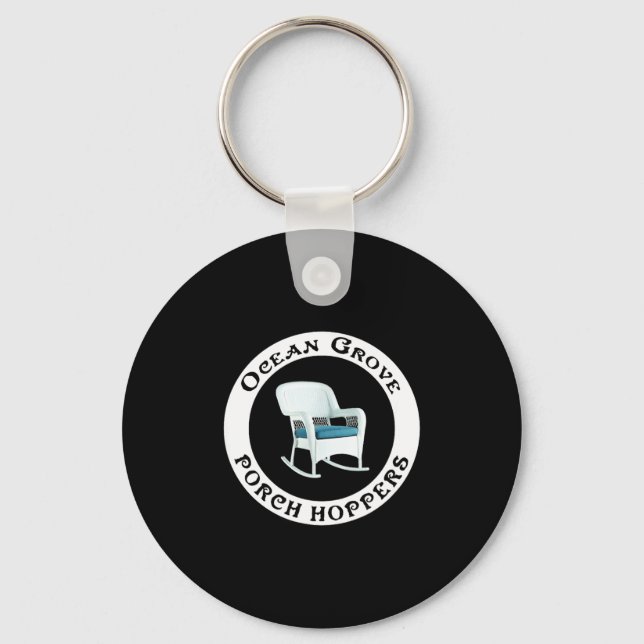 Porte-clés Ocean Grove Nj Rch Hopper Summer Beach Gift Men Wo (Recto)