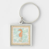 Ocean Orange Seahorse