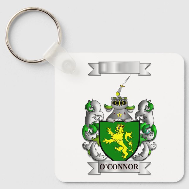 Porte-clés O'Connor Nom et Blason (Recto)