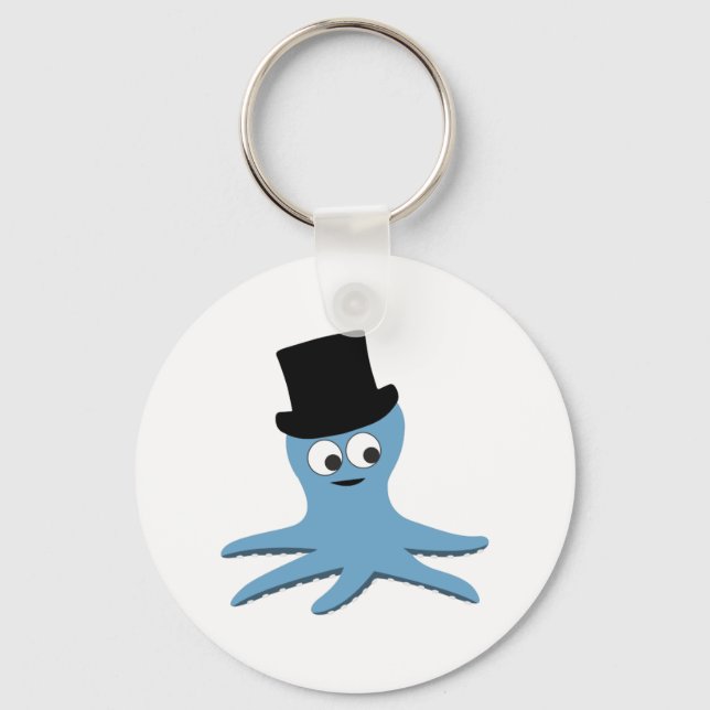 Porte-clés Octopus bleu (Recto)