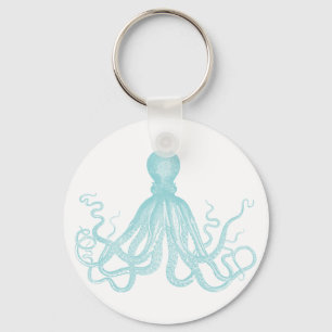 Porte-clés Octopus de la mer Vintage marine marine