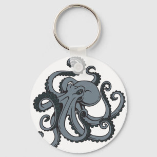 Porte-clés Octopus gris