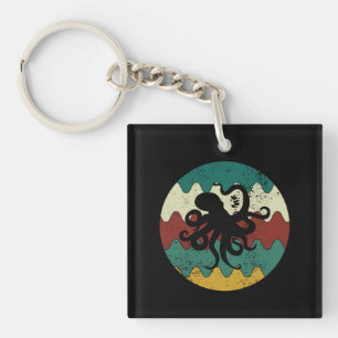Porte-clés Octopus rétro