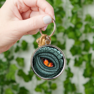 Porte-clés Œil de prédateur reptile primal