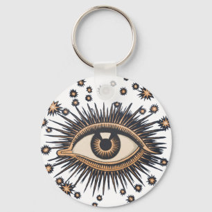 Porte-clés Oeil étoile Lune Celeste Nouveau
