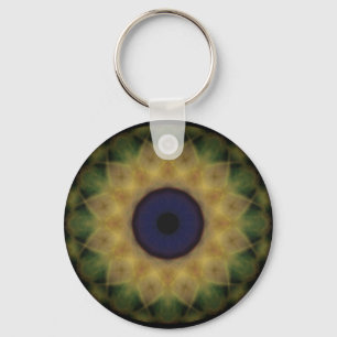 Porte-clés Oeil sourd jaune