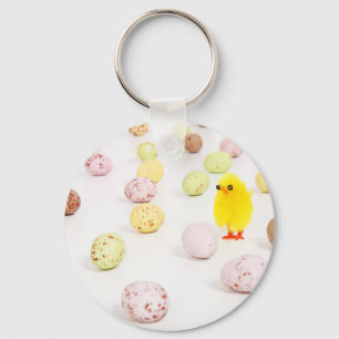 Porte-clés oeufs de poule