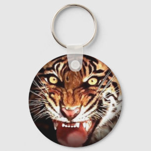 Porte-clés Oeuvre de tigres sauvages