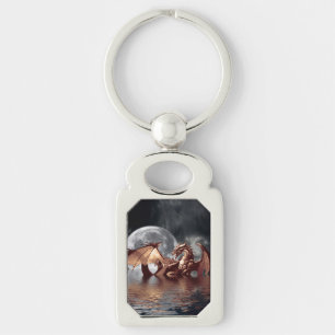 Porte-clés OEuvre d'imaginaire Dragon & Moon