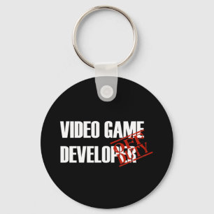 PORTE-CLÉS OFF DUTY VIDEO GAME DEVELOPER DARK