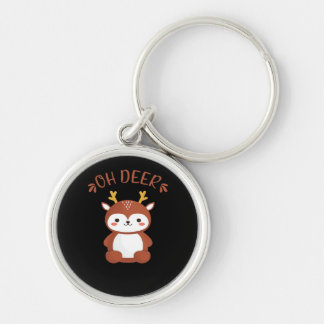 Porte-clés Oh Cerf Kawaii Cerf Style Artistique Ludique