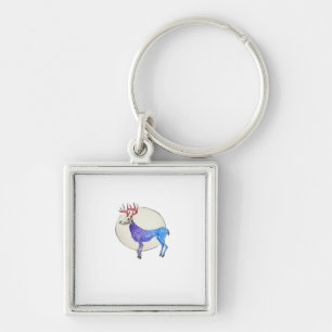 Porte-clés Oh Cerf Style Graphique Propre