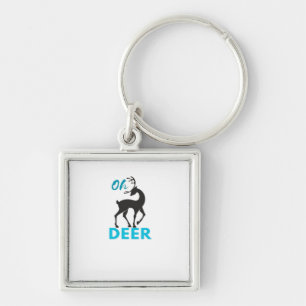 Porte-clés Oh Deer Minimal Design 