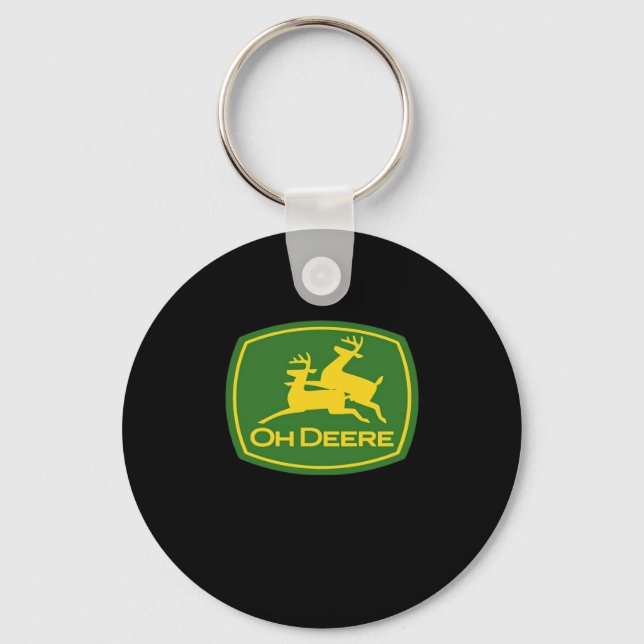 Porte-clés Oh Deer Minimal Modern Design Keychain (Recto)