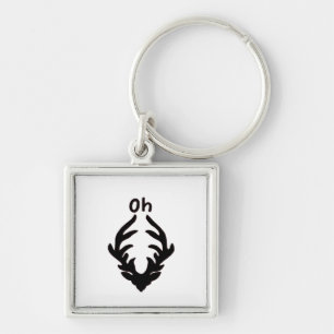 Porte-clés Oh Deer Style Artistique Propre